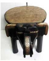 Wooden Elephant Stool
