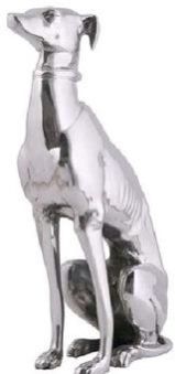 ALUMINIUM MADE DOG FIGURINE