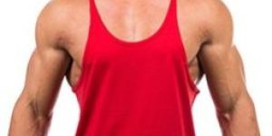 Cotton Mens Plain Gym Stringer