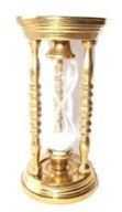 Large Antique Brass Sand Timer