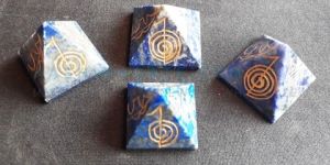 LAPIS LAZULI ENGRAVE USAI REIKI PYRAMIDS