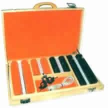 Illuminated Trail Case With Wooden Box Red-Black