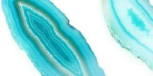 Aqua Onyx Agate Stone Slab Slice
