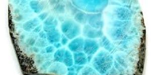 Larimar Stone Slab Slice