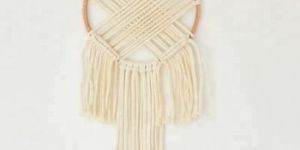 Handwoven Long Width Macrame Wall Hanging