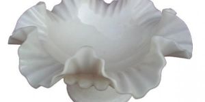 Marble White Bowl 12''