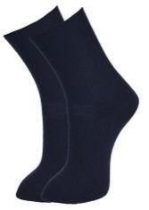 Vinenzia Navy Blue Diabetic Health Socks
