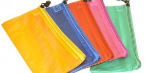 Zippered Pencil Pen Stationary Holder