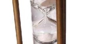 Antique Wooden Liquid Sand Timer