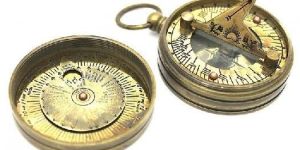 Brass Dollond London Sundial Compass