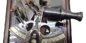 Brass Sextant 3 W Wooden Box