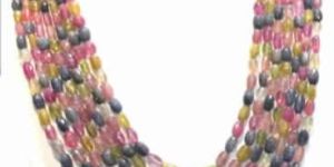 Latest Design Multi Plain Beads Necklace