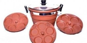 Dinnerware Traditional Idli Cooker Cooking Pot
