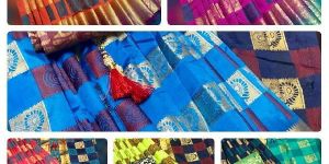 TK-TEMPLE PEACOCK(DHUPION SILK)