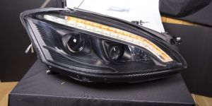Mercedes benz s class Black head light (Premium Car Accessories - DealKarDe)