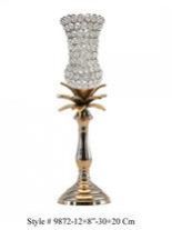 Hurrecane Pineapple with Crystal Votive