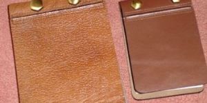 Leather Refillable Writing Pad