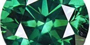 Genuine Green Round Cut Loose Moissanite