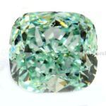 Rare Green 1.00 Ct to 3.00 Ct Loose Moissanite Cushion Cut for rings NR