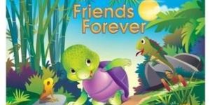 Purple Turtle Colorful Softcover Story Books