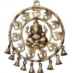 Ganesh Plate with Om and Bells by Aakrati