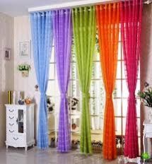 Multi Colored Panel Curtains