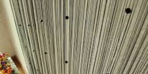 Silk Beaded Curtains