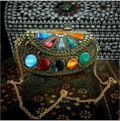 Ethnic Stone Work Handbags