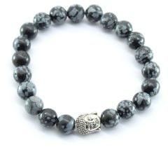 SNOWFLAKE OBSIDIAN Bracelets