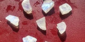 White Rainbow Moonstone Rough Stone