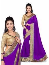 Exclusive Hand Work Ethnic Designer Handmade Saree