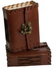 Small Real Leather Cover Journal Note Book
