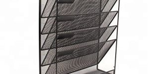 Wall Mount Wire Mesh File Organizer