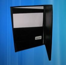 Leather Hard Cover Office Folder