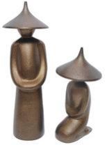 Japanese Monk Decorative Statue Sculpture Showpiece