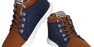 Men's Synthetic Leather Brown Sneaker Shoes