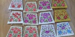 Embroidered Mobile Purses