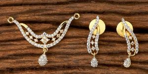 CZ Classic Mangalsutra with 2 Tone Plating