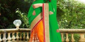 Georgette Embroidered Saree