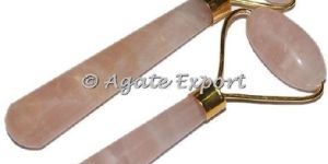 Rose Quartz Roller Massage Stone