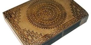 Handmade Leather Bound Notepad for Men