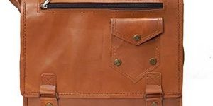 Leather Bag for Men & Women Office Best Laptop Bag Tan Brown