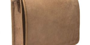Leather Bag Vintage Handmade Brown Laptop Messenger Bag by Znt Bags
