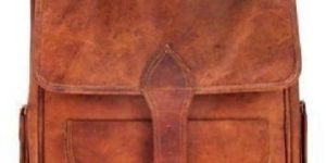 Znt Bags, Handmade Real Brown Leather Backpack Shoulder Bag Rucksack