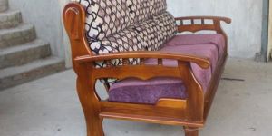 Natural Teak Wood Sofa Set