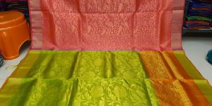 pure uppada silk with jamdani all over sarees-