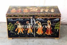 INDIAN WOODEN BOX FOR STORAGE