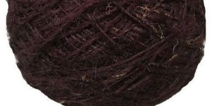 Coffee Recycled Sari Silk Yarn Ball