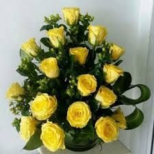 Fresh Yellow Roses