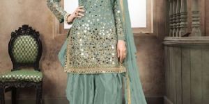 Aanaya Twisha Silk Fabric Embroidery Salwar Suits Dress Material